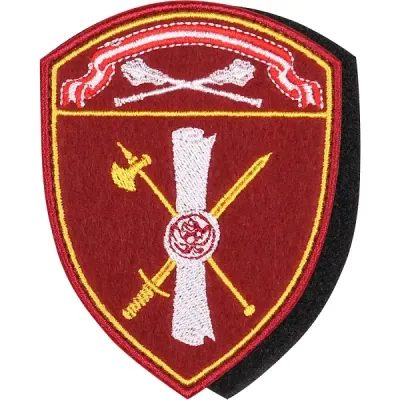 Panneau d'armure Rosgvardia COHKO LRR et GK avec broderie en soie et velcro