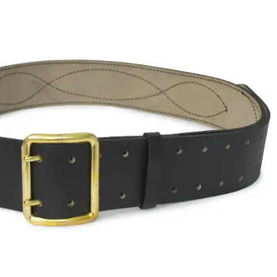 Brass Buckle Leather Suspenders RANG