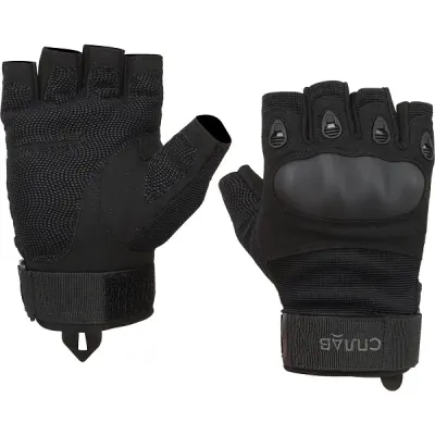 Gants tactiques demi-mains Rage Splav - Noir