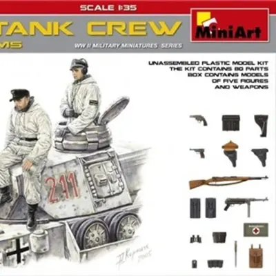 German Tank Crew Winter Uniform Assembly Model - Special Edition