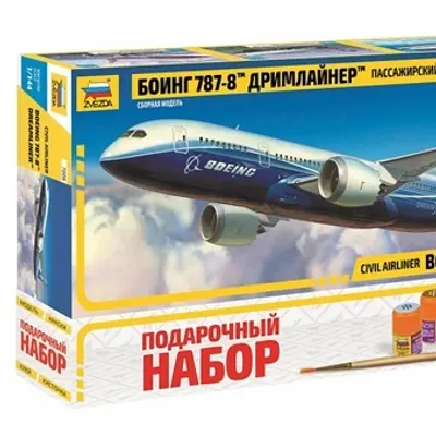 Boeing 787-8 Dreamliner Passenger Airliner Model Kit
