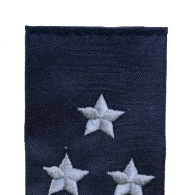Oberst-Rangabzeichen mit grauem Stickerei MF-16-13