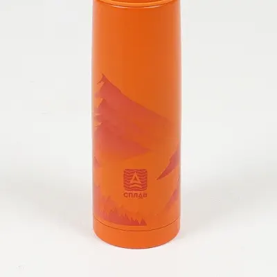 Termos Espiral Naranja Estampado 800ml
