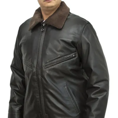 Flight Leather Demi-Season Jacket