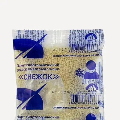 Pack de enfriamiento hipotérmico Snowflake