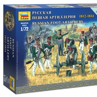 Russisches Infanterie-Artillerie-Modellbau 1812-1814