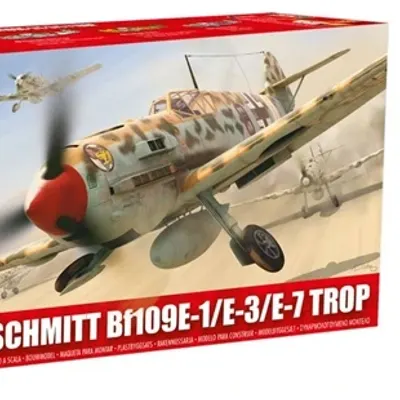 Сборная модель Самолет MESSERSCHMITT 109Е-1/Е-3/Е-7 Trop