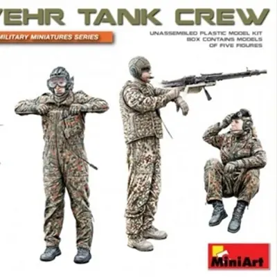 German Tank Crew Assembly Model