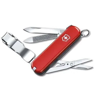 Victorinox NailClip 580 - Cuchillo Suizo Rojo de 8 Funciones y 65mm