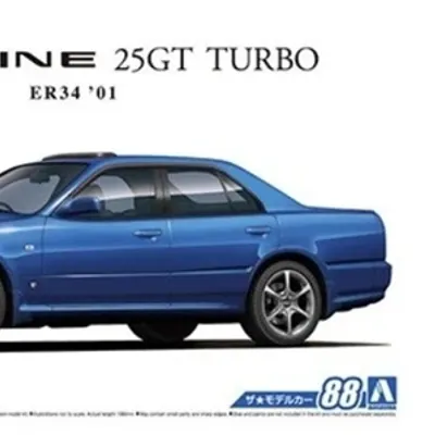 Nissan Skyline ER34 25GT Turbo &01 Scale Model Kit