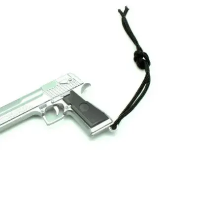 Microgun M Desert Eagle Silver Keychain