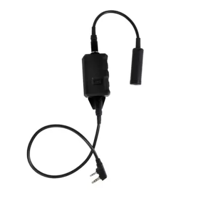 Botón PTT Push-to-Talk FMA FCS V20 para Equipo Táctico (Negro)