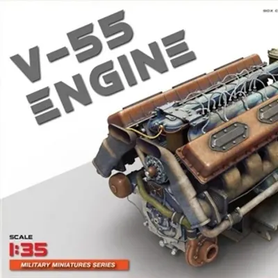 V-55 엔진 조립 모델