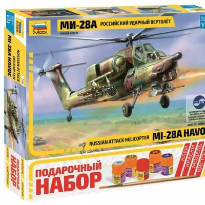 Kit de Modelo de Helicóptero de Ataque Ruso Mi-28A