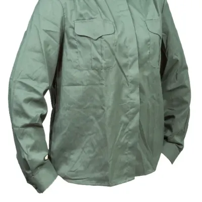 Chemise militaire à manches longues pour femmes