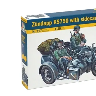 Zundapp KS 750 사이드카 조립 모델 오토바이