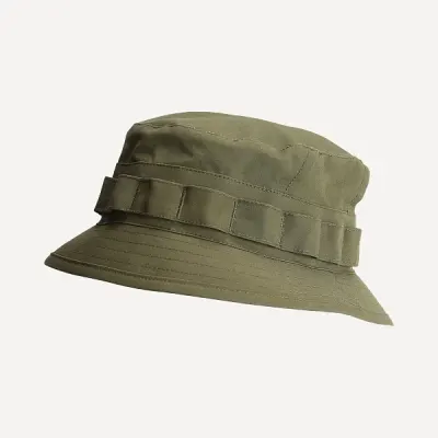 Pretoria Tactical Panama Hat - Sombrero de lienzo duradero, marrón tabaco