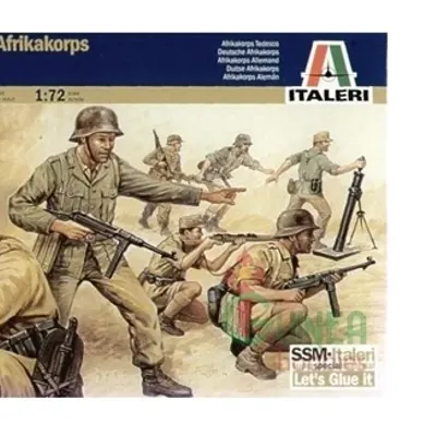 German Afrika Korps Soldier Model Kit