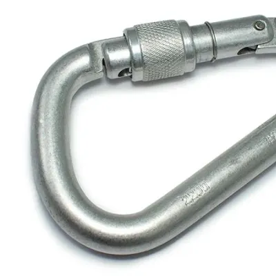 Carabina táctica de aluminio duradera con cierre de rosca de 22kN