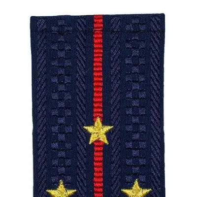 Polizei-Oberleutnant neue Stil falsche Schulterklappen