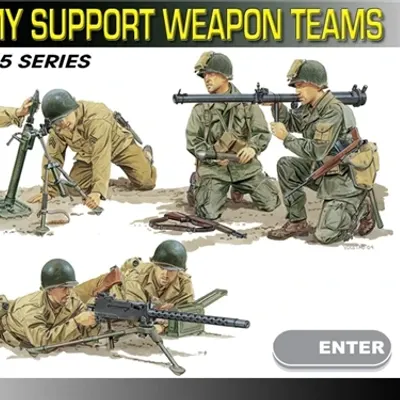 US Army Support Weapon Teams Montagemodell