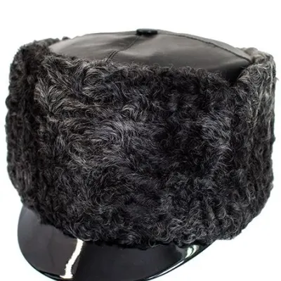 Karakul Hat with Visor