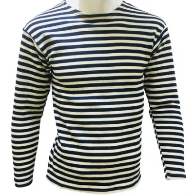 Chemise thermique marin bleu marine en laine mélangée