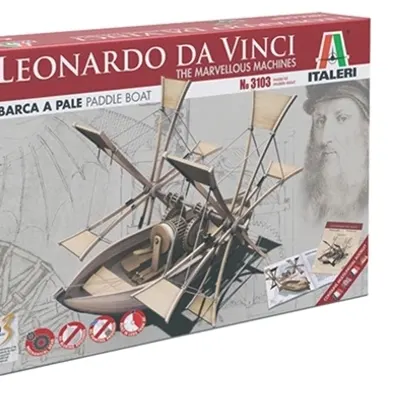 Leonardo&s Self-Propelled Boat Model