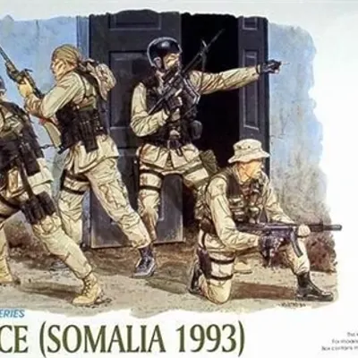 Delta Force Soldiers Assembly Model (Somalia 1993)