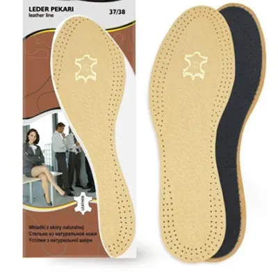 Activated Charcoal Insoles LEDER PEKARI CORBBY
