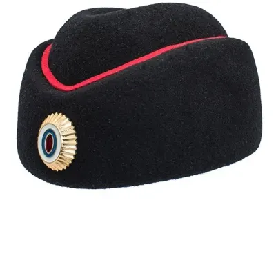 Women`s Felt Police Beret with Star Emblem