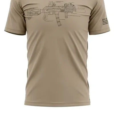 Tarn-T-Shirt „Klein aber Wuchtig“