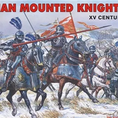 Burgundian Mounted Knights Assembly Model - 15th Century