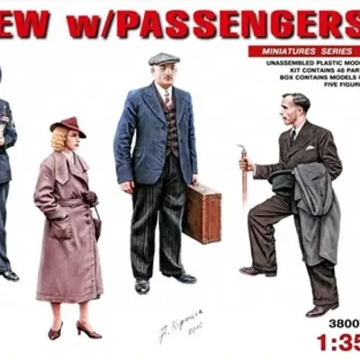 Tram Crew and Passengers Assembly Model