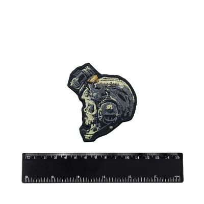 Шеврон Skull Operator вышивка