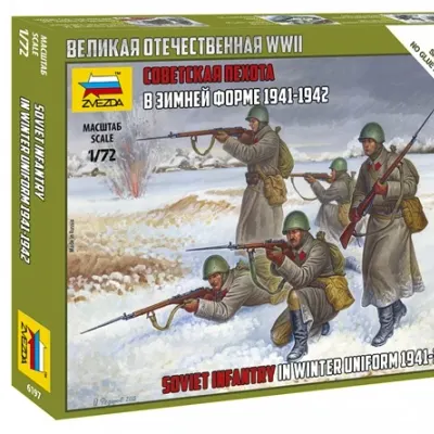 Winter sowjetische Infanterie 1941-1942 Sammelmodellbaukasten