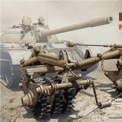 KM-5M 궤도 기뢰 제거 차량 플라스틱 모델 키트