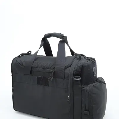 Compact 2 Schwarz Offizier Tasche
