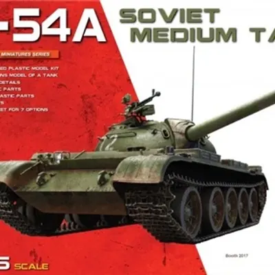 T-54A 소련 중형 탱크 조립 모형