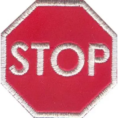 Patch réfléchissant STOP -14621162