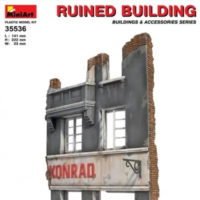 Ruined Building Assembly Modell
