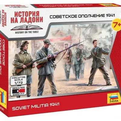 Sowjetische Miliz 1941 - Historisches WWII Modellbaukit