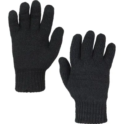 Schwarze gewebte Militärhandschuhe