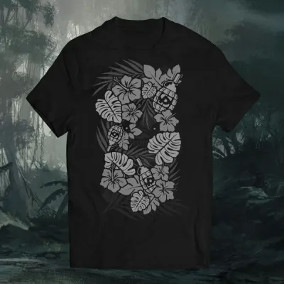 Waldmonster-Grafik-T-Shirt
