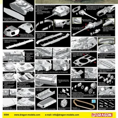 PzIV Ausf.G 탱크 모델 키트 - 1943년 5월~4월