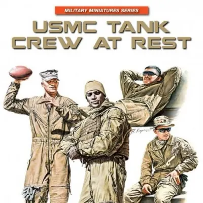 US Marine Corps Tank Crew at Leisure Plastic Model Kit