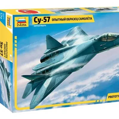 SU-57 Experimenteller Jagdflugzeug-Plastikmodellbaukasten