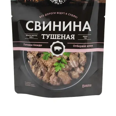 Carne de Cerdo Estofada Premium 325g por Kronidov