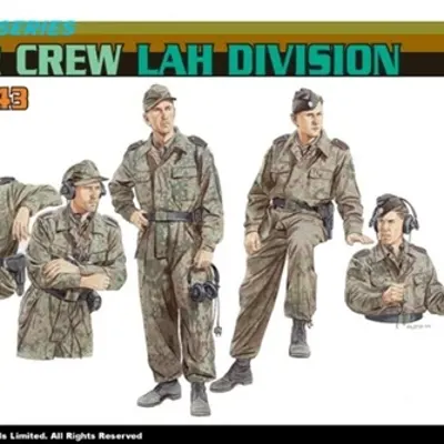 Panzer Crew Lah Division Russia 1943 - WWII Tank Crew Model Kit