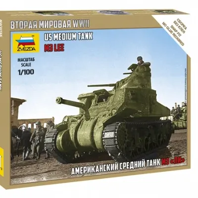 M3 Lee American Medium Tank Plastic Model Kit